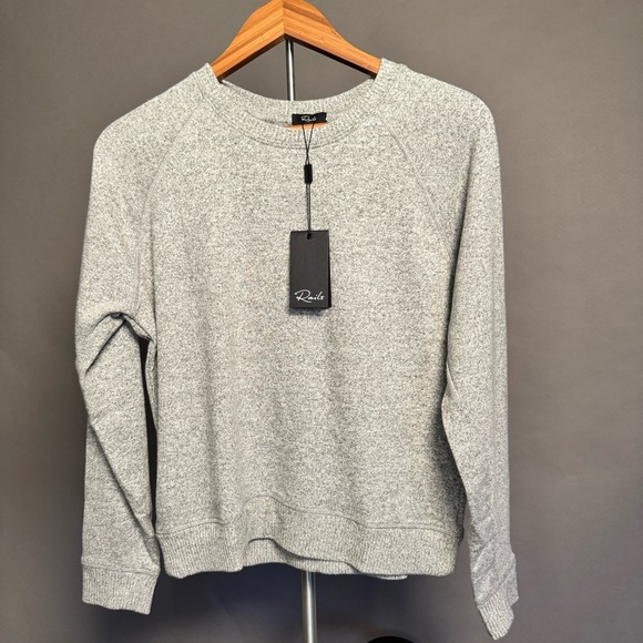 NWT • RAILS • Women’s Callahan Crewneck Sweater • Melange Grey / Gray • XS - Picture 6 of 14